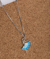 925 Silver Diva Enamel Daily Wear Pendant Chain
