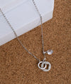 925 Sterling Silver Linked Daily Wear CZ Pendant Chain