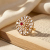 925 Silver Victorian Adjustable Bridal Ring for Women