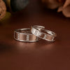 925 Silver CZ Couple Rings for Party Wear