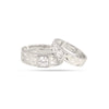 925 Silver CZ Party Wear Couple Rings