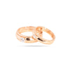 925 Silver Rose Gold Plated Party Wear Couple Ring