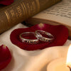 925 Sterling Silver KING QUEEN Couple Ring