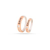 925 Silver Italian CZ Couple Rings For Party Wear