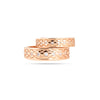 925 Silver Rose Gold Plated CZ Party Wear Couple Rings