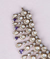 Violet Royale Spark Victorian Silver Necklace
