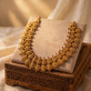 925 Silver Lakshmi Maroon Aura Necklace for Women