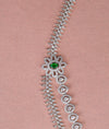 Meghali Opulence Layered CZ Silver Necklace