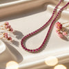 925 Silver Roopika Bloom CZ Necklace for Women