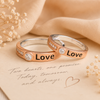 925 Silver Italian CZ Couple Rings For Party Wear