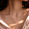 925 Sterling Silver Daily Wear Heart Pendant Chain for Women