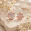 925 Sterling Silver Italian CZ Star Stud Earrings for Women