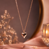 925 Sterling Silver Pure Heart Chain for Women