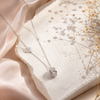925 Silver Classic Style CZ Pendant Chain for Women