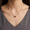 925 Sterling Silver Italian Sleek Barrel Pendant Chain
