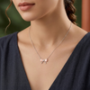 925 Silver Rose Gold Daily Wear Pendant Chain for Women