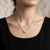925 Silver CZ Daily Wear Pendant Chain for Women
