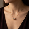 925 Silver Gold Plated Pendant Chain for Women