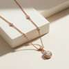 925 Silver Starlit Italian Pendant Chain for Women