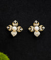 Meher Petale CZ Silver Studs for women
