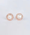 Indu Pearl Italian Silver Studs