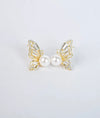 Shalabha Pearl & Cubic Zirconia Silver Studs