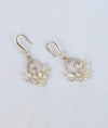 Vilasini Floral CZ Silver Earrings