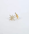Nakshatra Starburst CZ Silver Studs