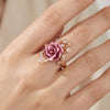 925 Silver Varnika Rose Italian Women's Statement Ring