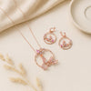 Vihanga Blossom Italian Silver Pendant Set