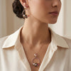 925 Silver Vasantika Floral Italian Women's Pendant Set