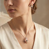 925 Silver Madhu Rose Party Wear Pendant Set for Women