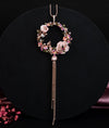 Vasanta Bloom Tassel Italian Silver Pendant Chain