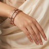 925 Silver Charvya Chakra Italian Bangle for Women