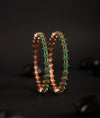 Emeralda Weave Italian Bangle