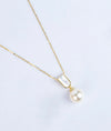Aurora Grace Gold Plated Silver Pendant Chain