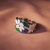 Varnikaa Flora Shine CZ Ring