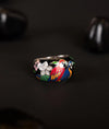 Mayira Parrot Bloom CZ Ring