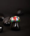 Mayira Parrot Bloom CZ Ring