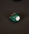 Ahalyaa Enamel CZ Ring