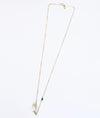 VANAM Floral Bud Gold Plated Silver Pendant Chain