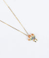 Oasis Bloom Gold Plated Silver Pendant Chain