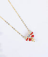 Rosso Fiocco Gold Plated Silver Pendant Chain