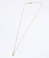 KANAKAM Gold Plated Floral Silver Pendant Chain