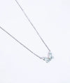 Flutura Enamel Charm Silver Pendant Chain