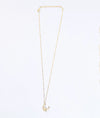 Crescent Glow Gold Plated Silver Pendant Chain