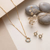 925 Silver Daily Wear Gold Plated Pendant Set for Women