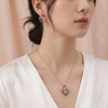 925 Silver Amore Heart Italian Women's Pendant Set