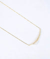 Serenya Arc Pearl Gold Plated Silver Chain