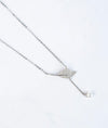 925 Silver Elowen Leaf Charm Pendant Chain for Women